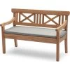 Skagerak Drachmann Cushion | 120 -Skagerak Store 1960805 20Drachmann 20Teak 20Bench 20120 20Cushion 20Ash 20 20Copy