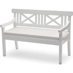 Skagerak Drachmann Cushion | 120 -Skagerak Store 1960806 20Drachmann 20White 20Bench 20120 20Cushion 20White 20 20Copy