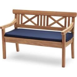 Skagerak Drachmann Cushion | 120 -Skagerak Store 1960807 20Drachmann 20Teak 20Bench 20120 20Cushion 20Marine 20 20Copy 1