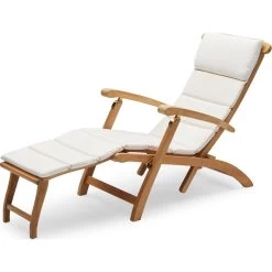 Skagerak Barriere Deck Chair Cushion 13 Skagerak Barriere Deck Chair Cushion -Skagerak Store 1960854 20Deck 20Chair 20Cushion 20White 20 20Copy