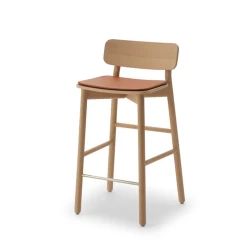 Hven Bar Stool By Skagerak -Skagerak Store 1961039 1420026 Hven Bar Stool Cushion Protected Leather