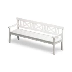 Skagerak Drachmann Bench | Wood -Skagerak Store S1100515 20Drachmann 20Bench 20200 20White 2003