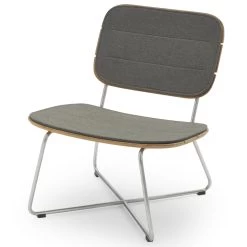 Skagerak Lilium Lounge Chair -Skagerak Store Skagerak Lily Lounge Chair with Charcoal Cushion