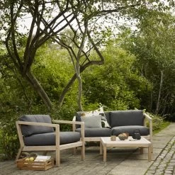Skagerak Virkelyst Chair -Skagerak Store Skagerak Virkelyst Outdoor Set Teak Charcoal e4782173 754e 412b ae87 d01e2cb0b40b