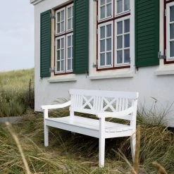Skagerak Drachmann Bench 17 Skagerak Drachmann Bench -Skagerak Store White Skagerak Drachmann Bench