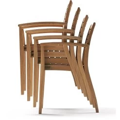 Ballare Stacking Chair - Teak