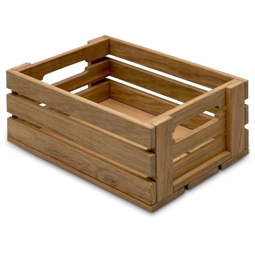Dania Teak Onion Crate 3 Dania Teak Onion Crate
